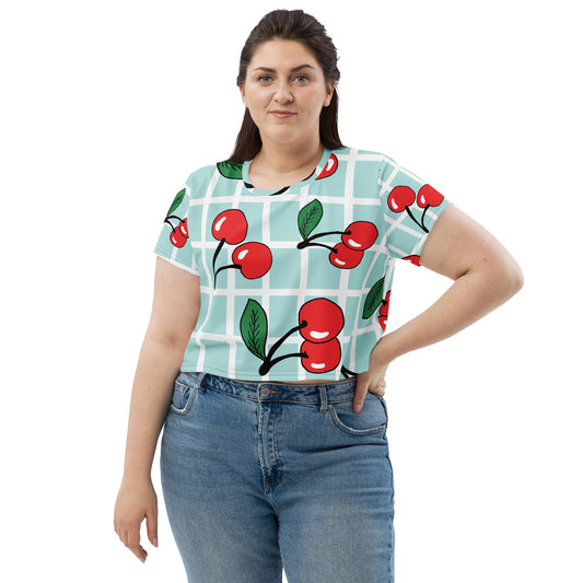 Very Cherry | Crop Tee