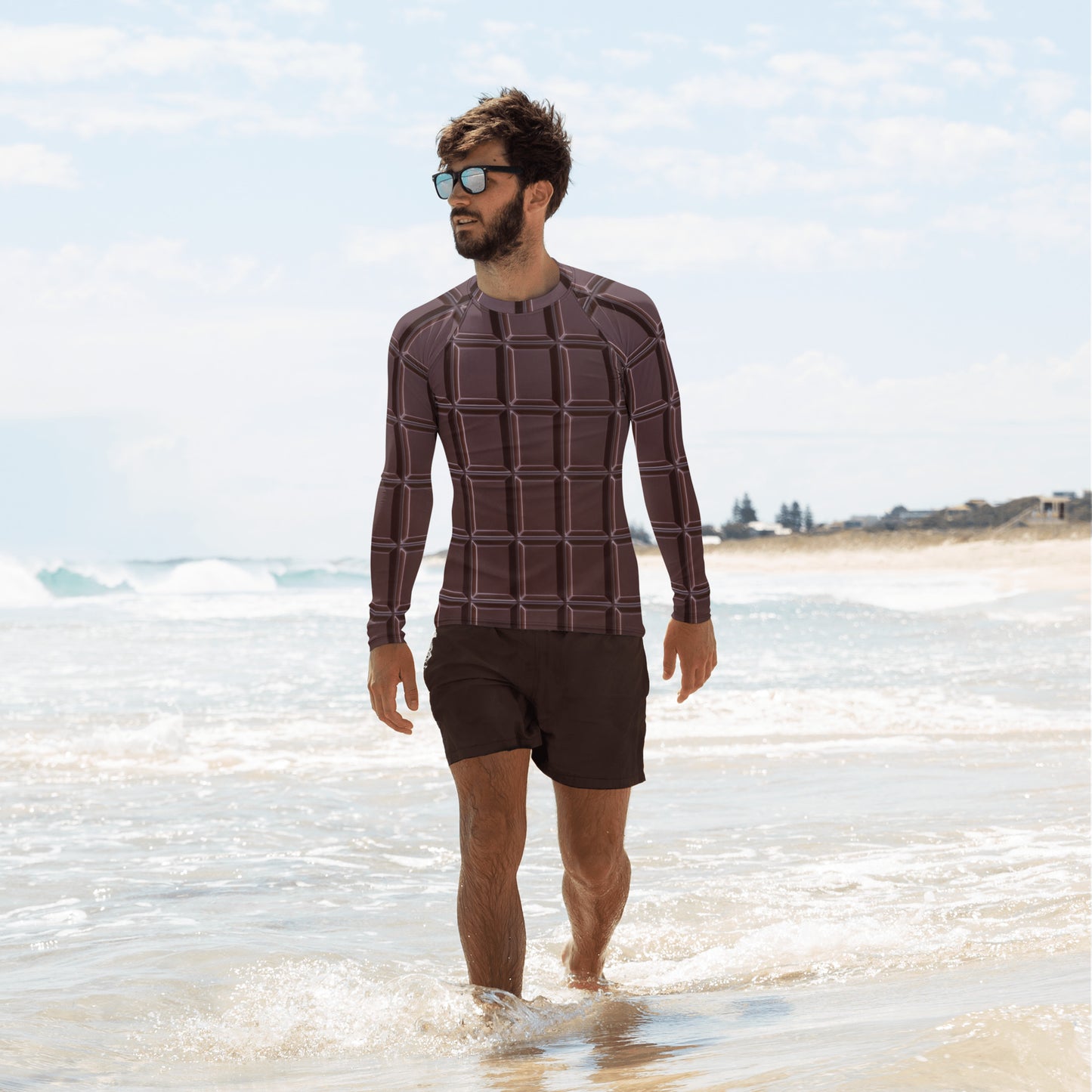 All Over Chocolate | Men's Rash Guard