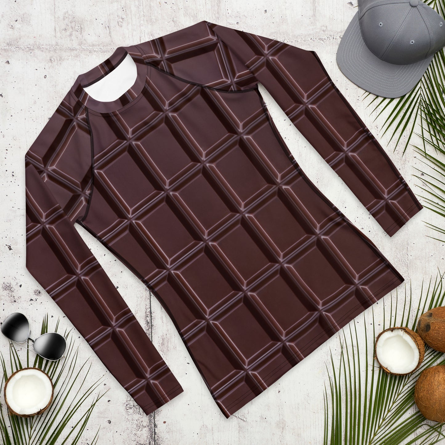 All Over Chocolate | Men's Rash Guard