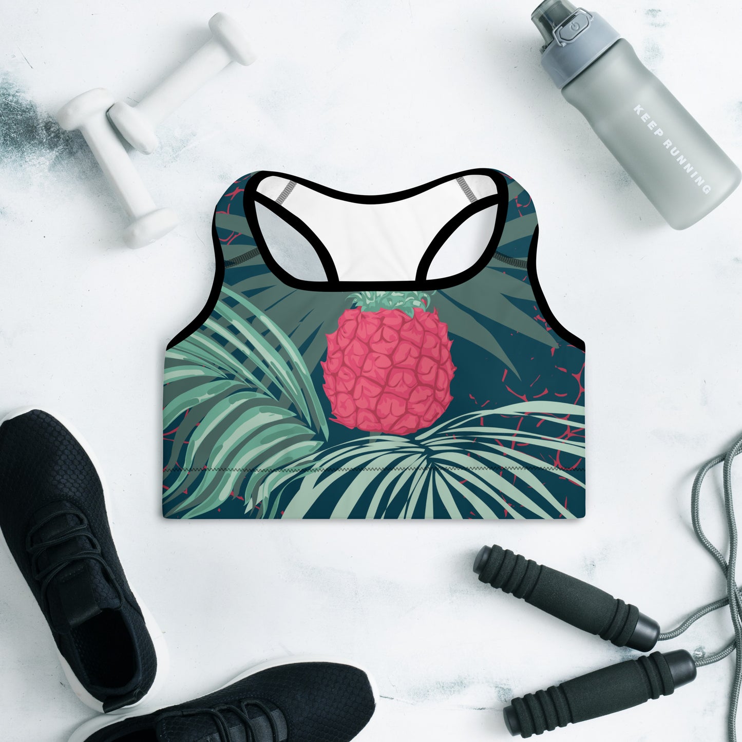 Red Pineapple | Padded Sports Bra