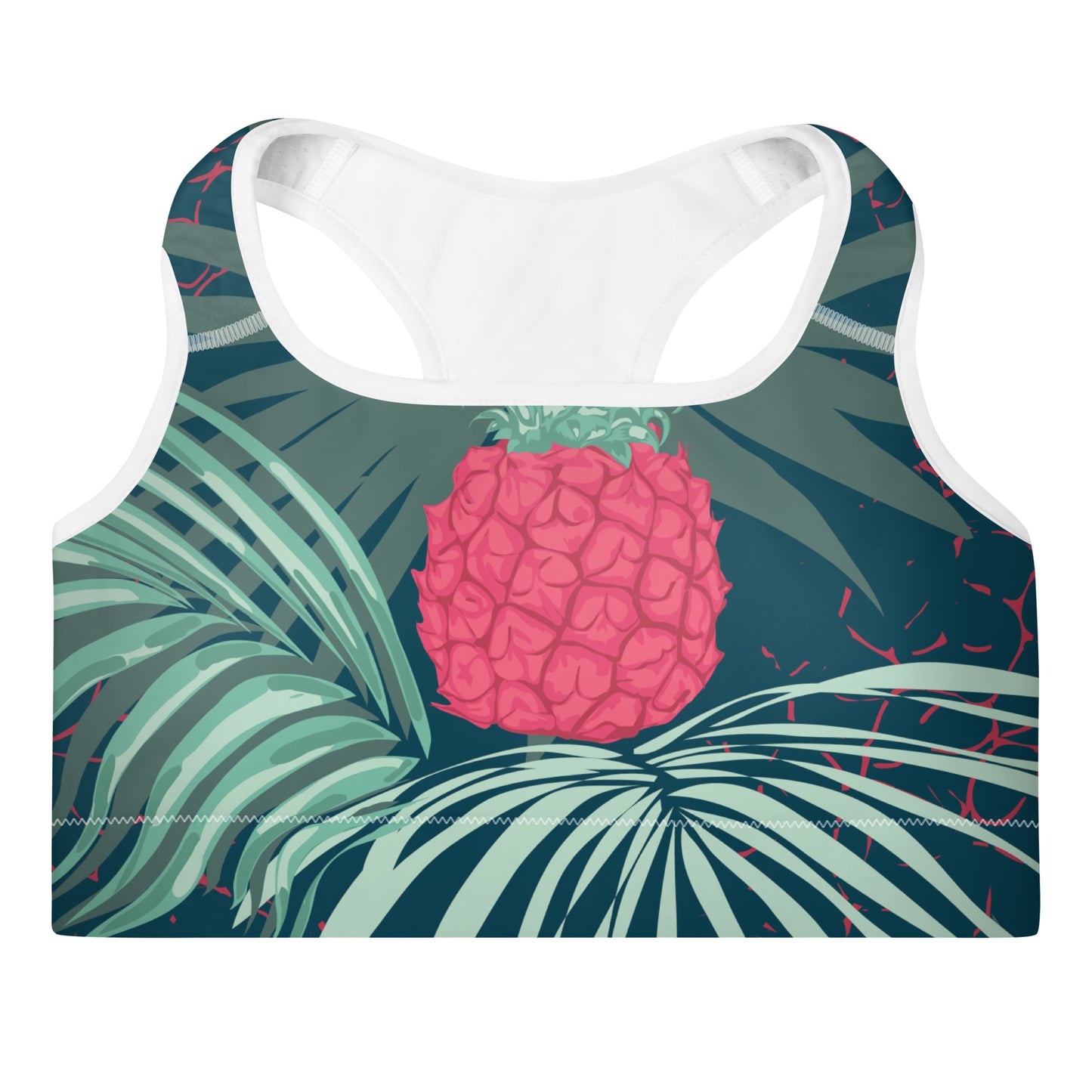 Red Pineapple | Padded Sports Bra