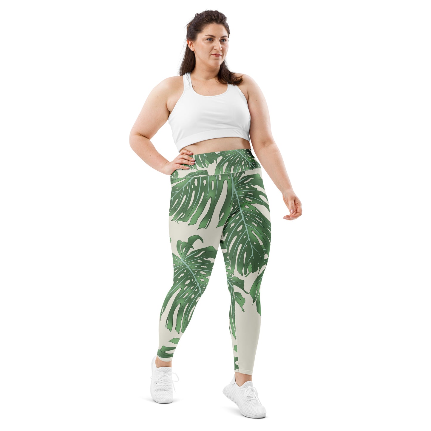 Palm Beach Vacay | Plus Size Leggings