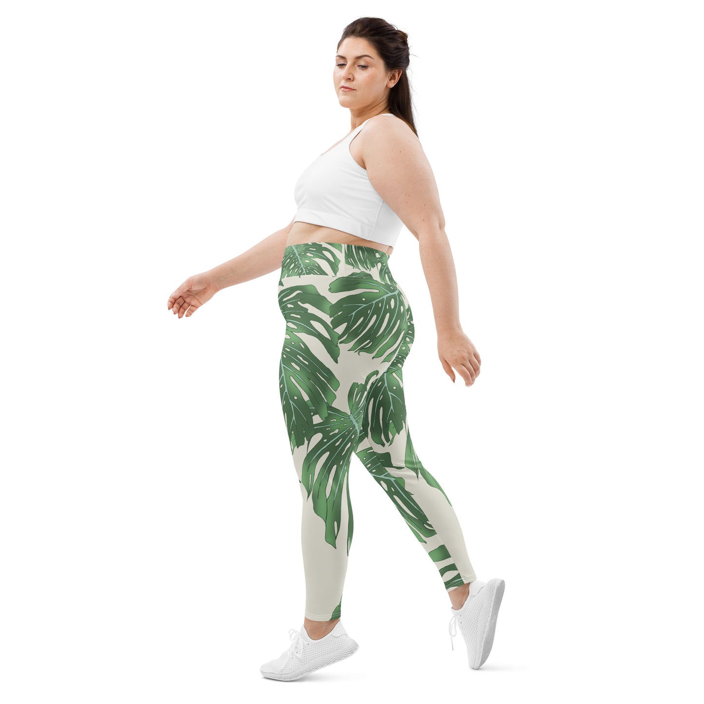 Palm Beach Vacay | Plus Size Leggings