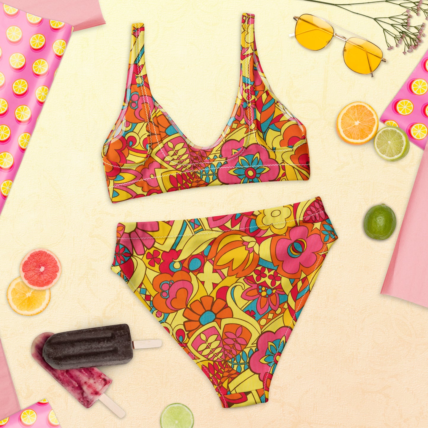 BoHo Style | You Go Girl | high-waisted bikini