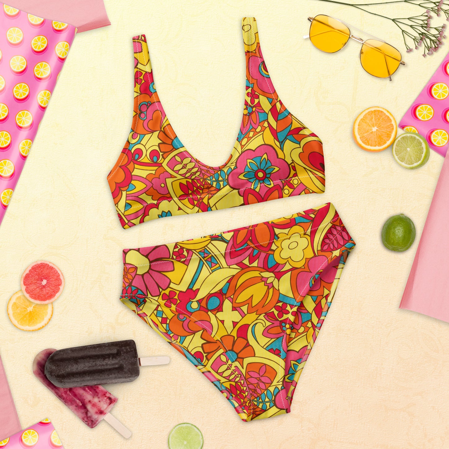 BoHo Style | You Go Girl | high-waisted bikini