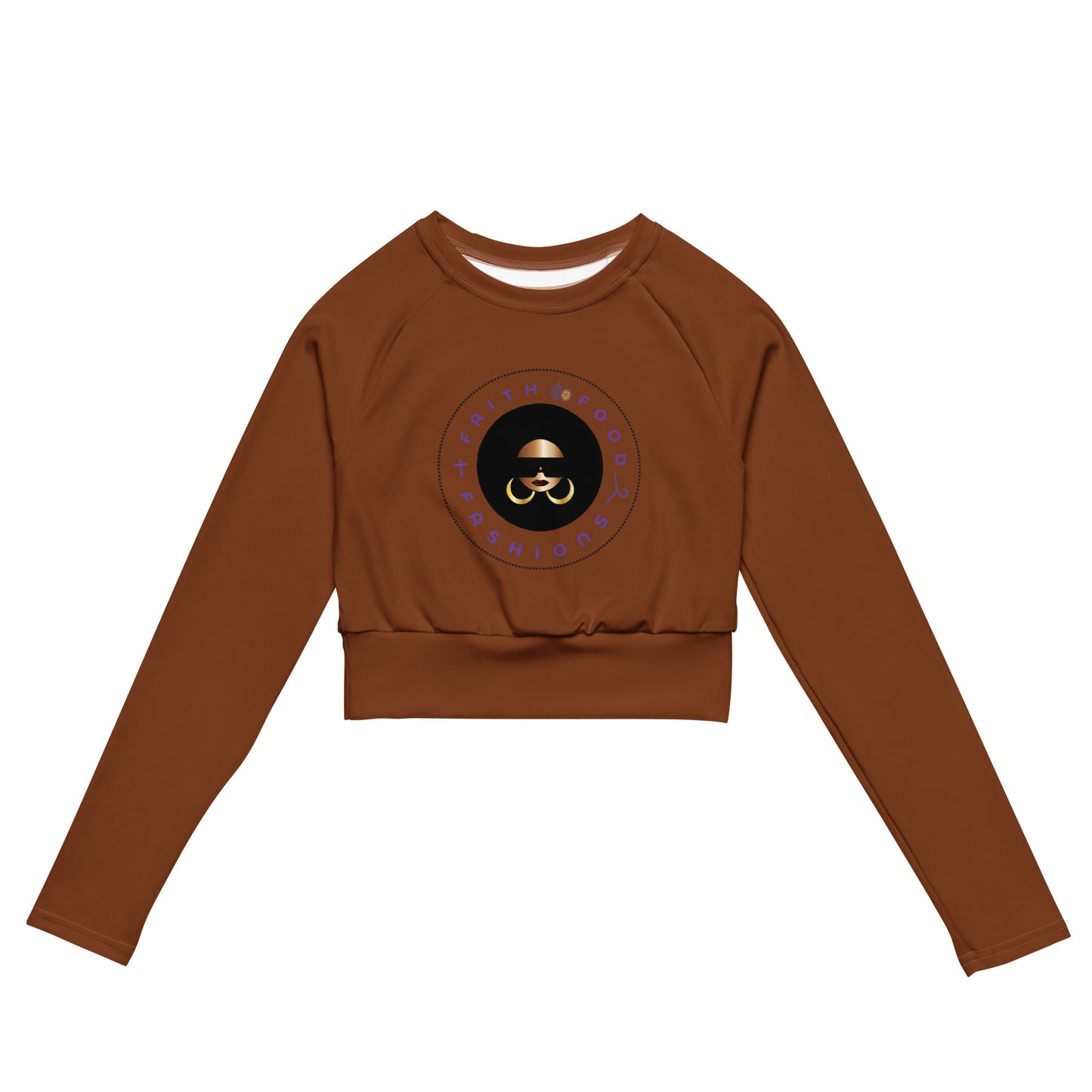 Brownie Babe | long-sleeve crop top