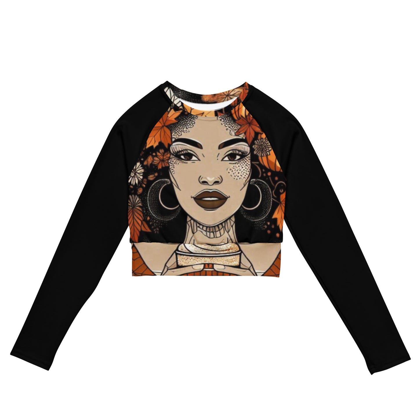 Autumn Queen | | long-sleeve crop top