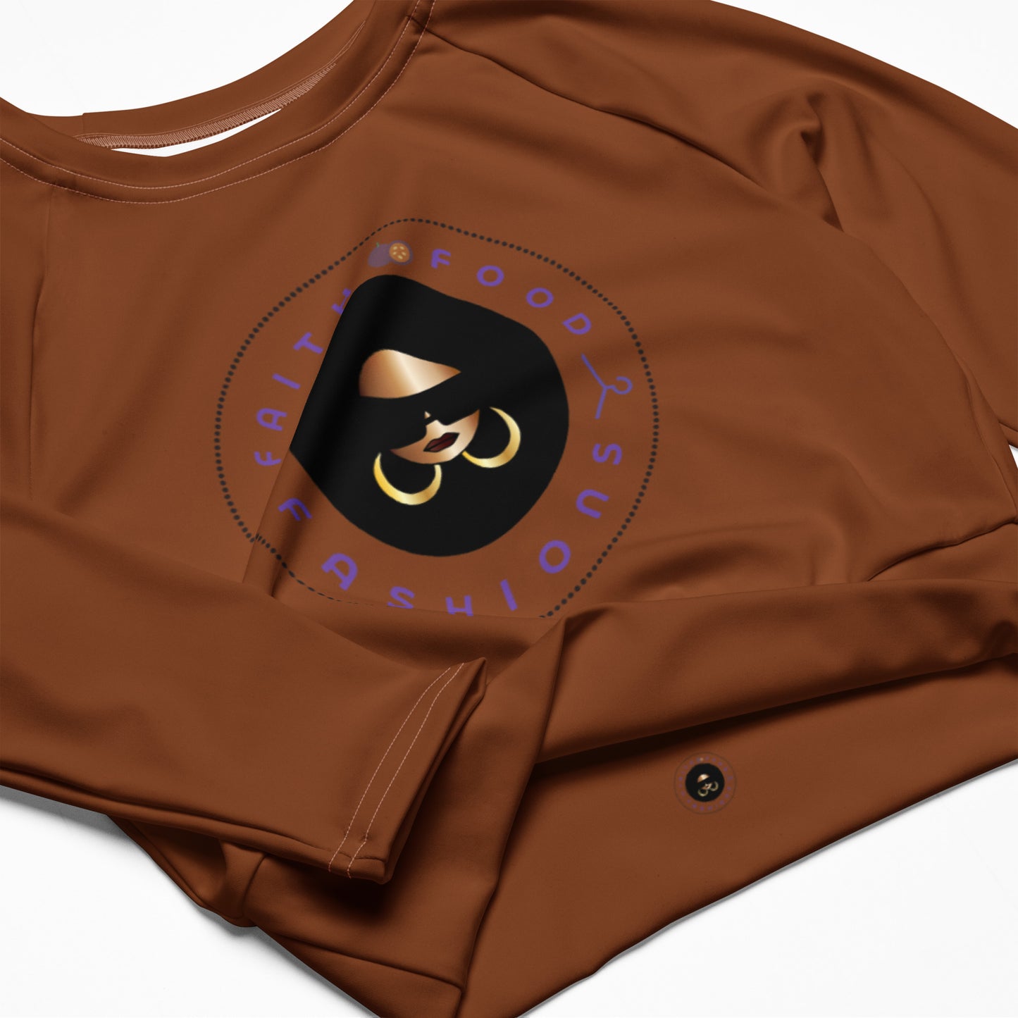 Brownie Babe | long-sleeve crop top