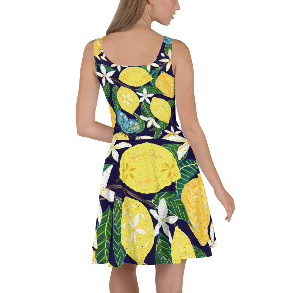 Lemon Me Crazy | Skater Dress