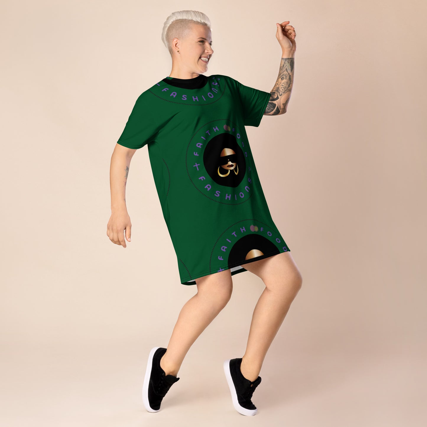 Greenie Babe | T-shirt dress
