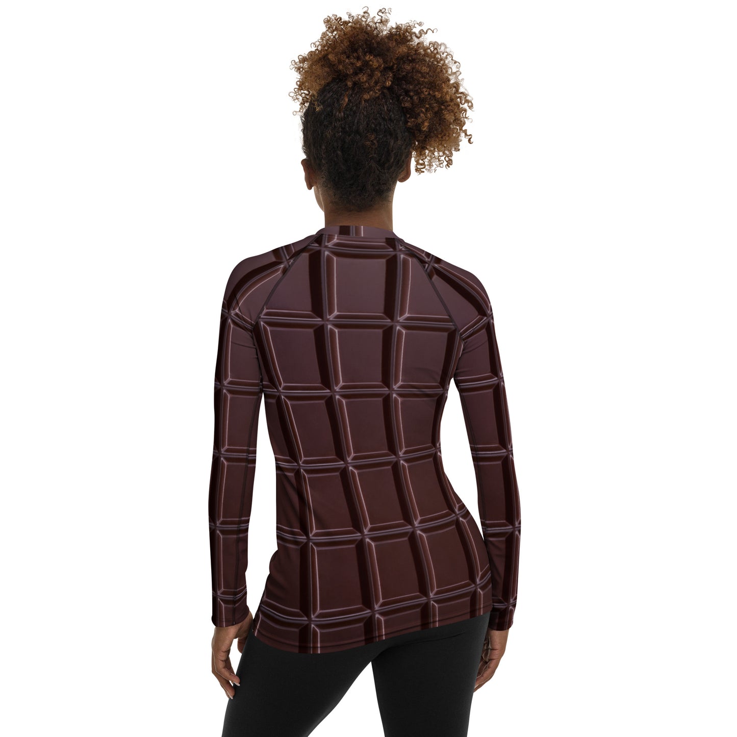 All Over Chocolate | Women's Rash Guard