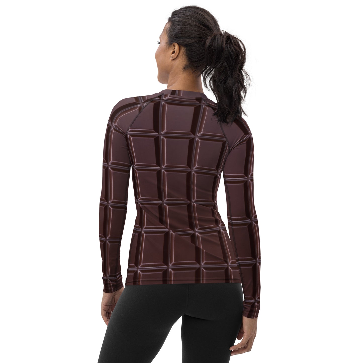 All Over Chocolate | Women's Rash Guard