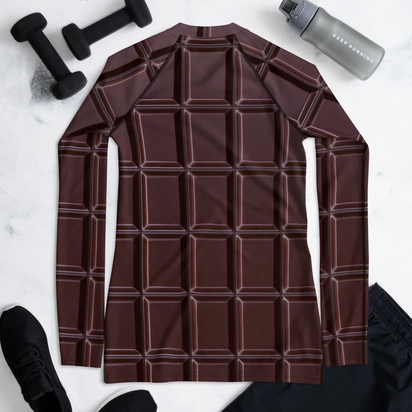 All Over Chocolate | Women's Rash Guard