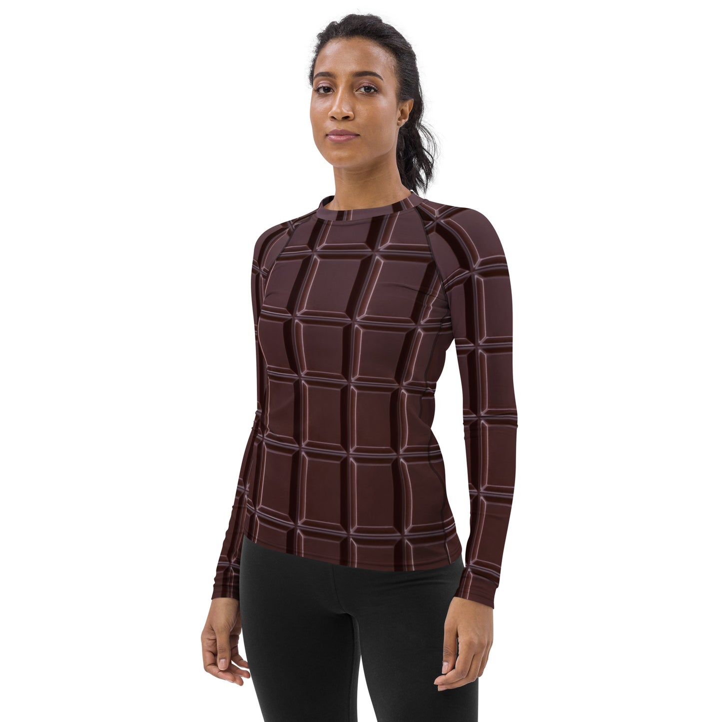 All Over Chocolate | Women's Rash Guard