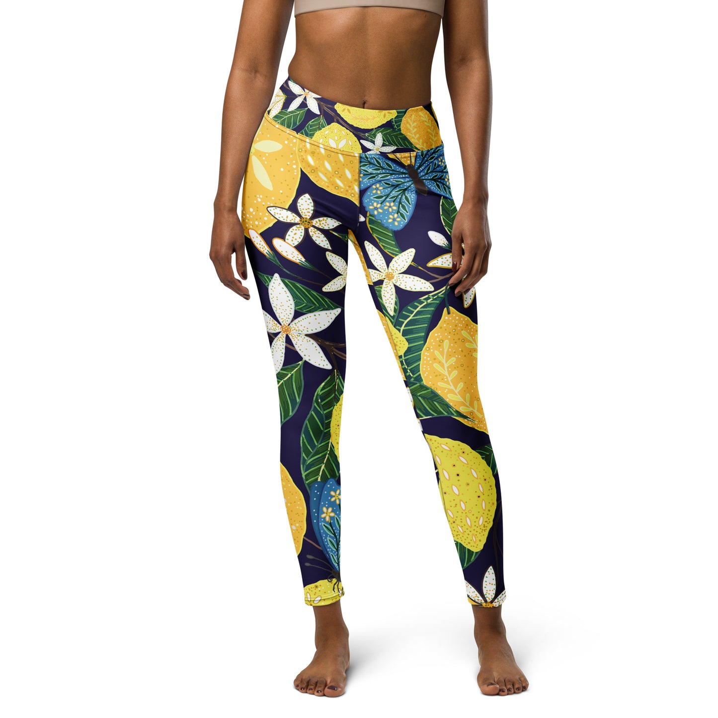 Lemon Me Crazy | Yoga Leggings