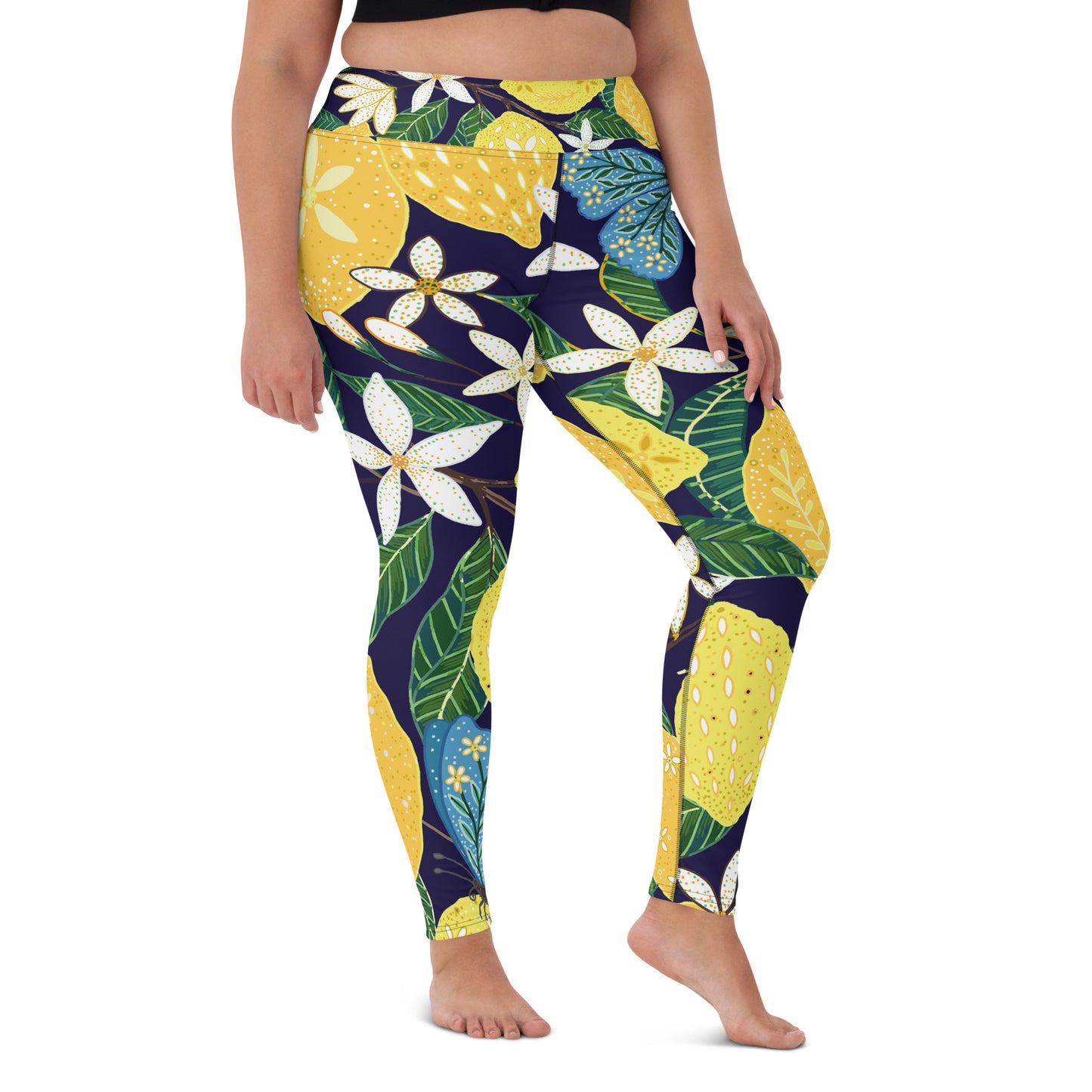 Lemon Me Crazy | Yoga Leggings