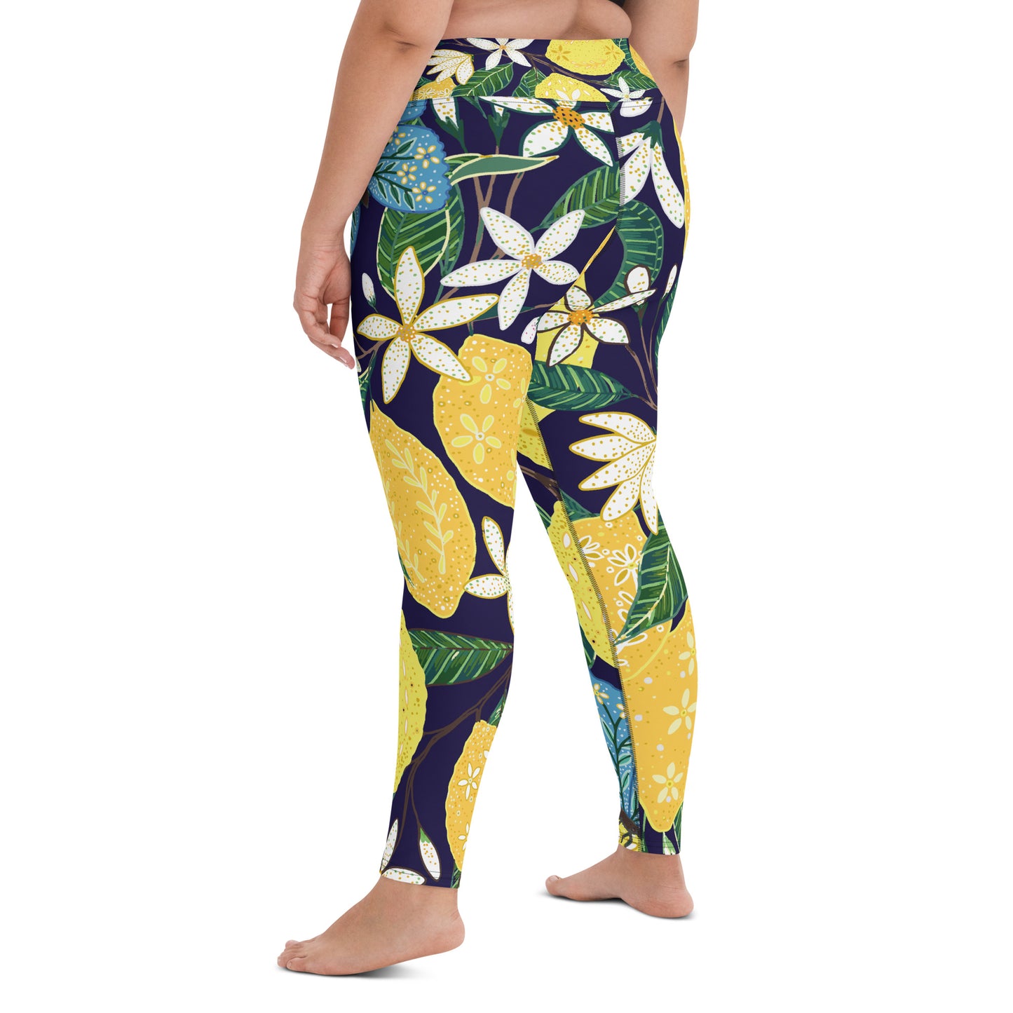 Lemon Me Crazy | Yoga Leggings