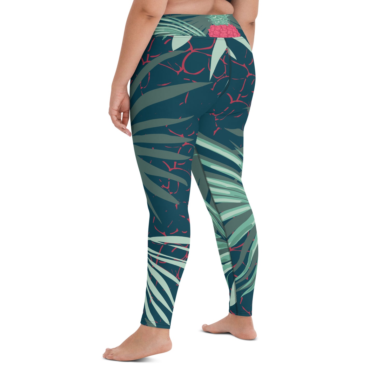 Red Pineapple | Yoga Leggings