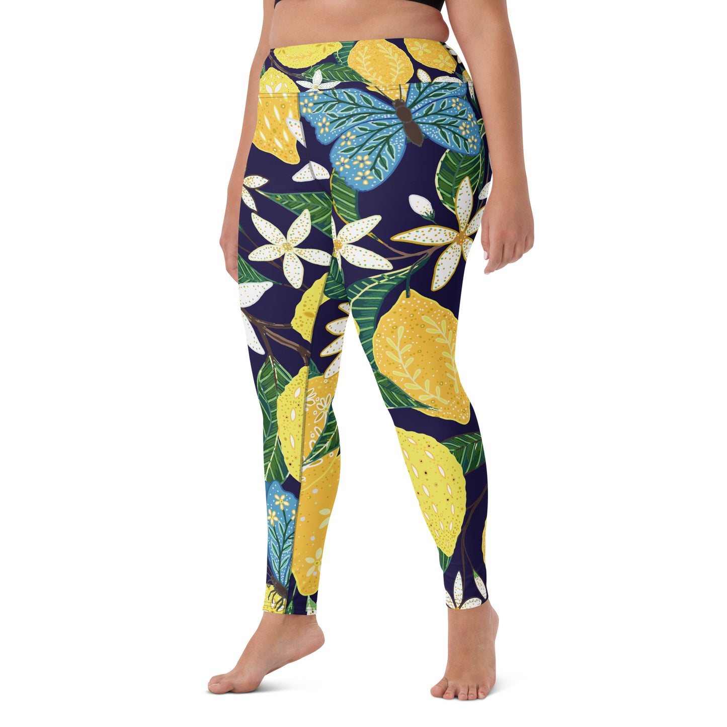 Lemon Me Crazy | Yoga Leggings