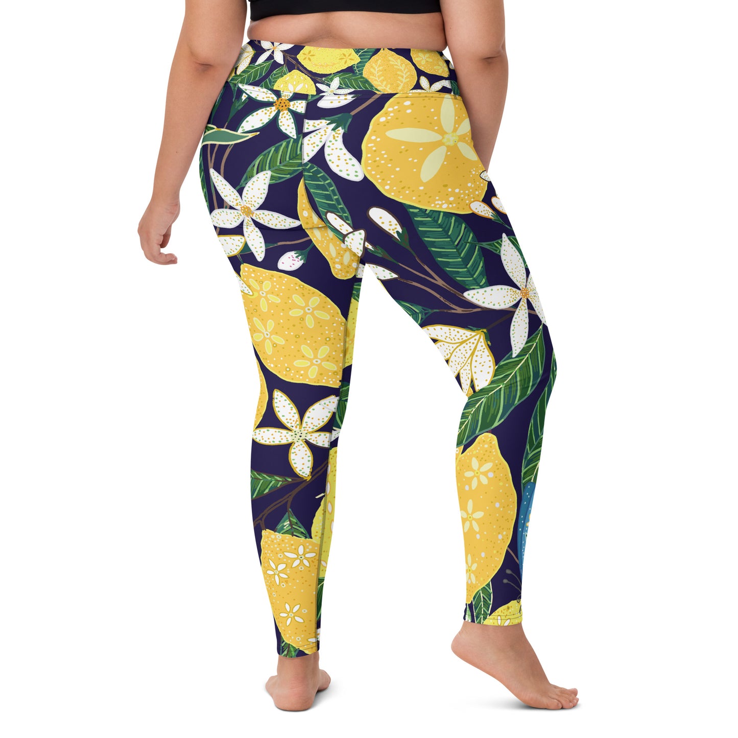 Lemon Me Crazy | Yoga Leggings