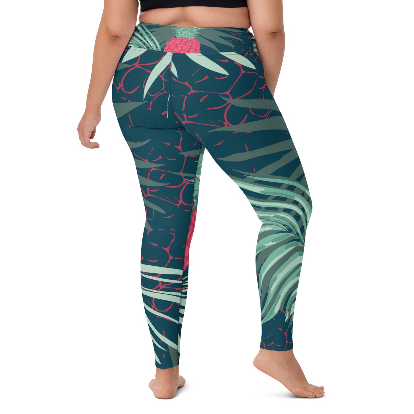 Red Pineapple | Yoga Leggings