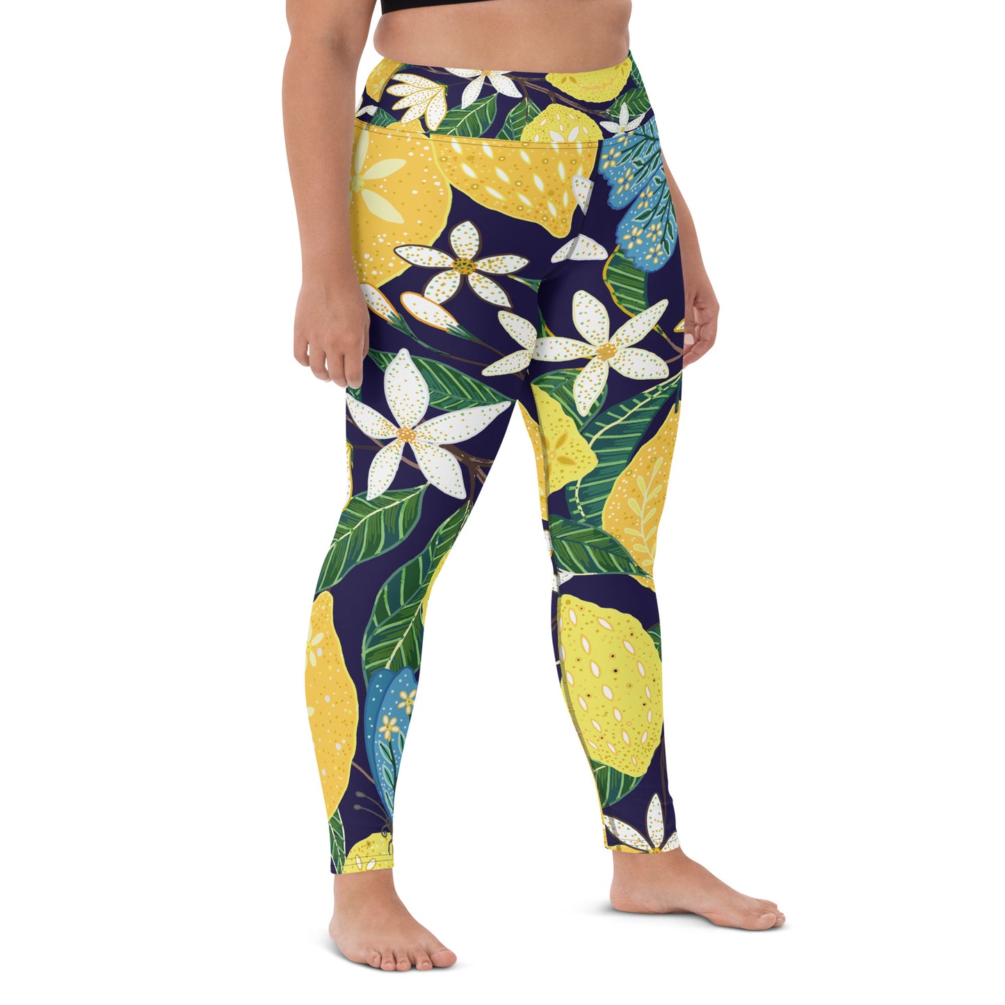 Lemon Me Crazy | Yoga Leggings