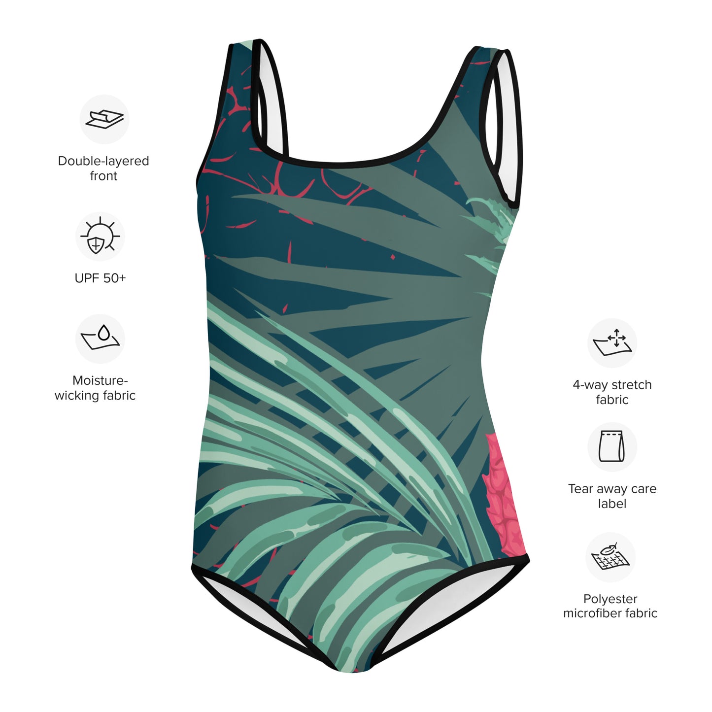 Red Pineapple | Youth Swimsuit