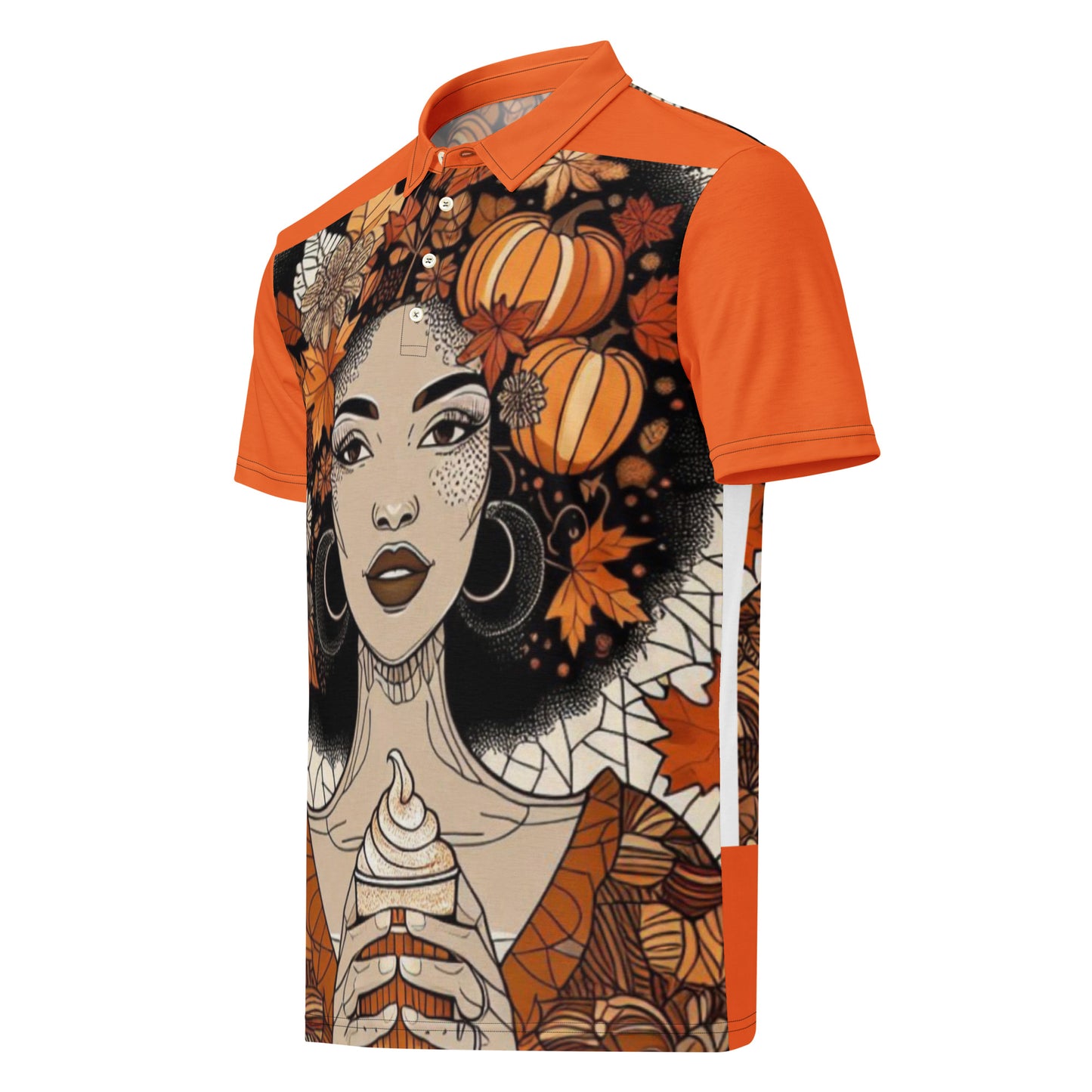 Autumn Queen | | Men’s slim fit polo (orange)