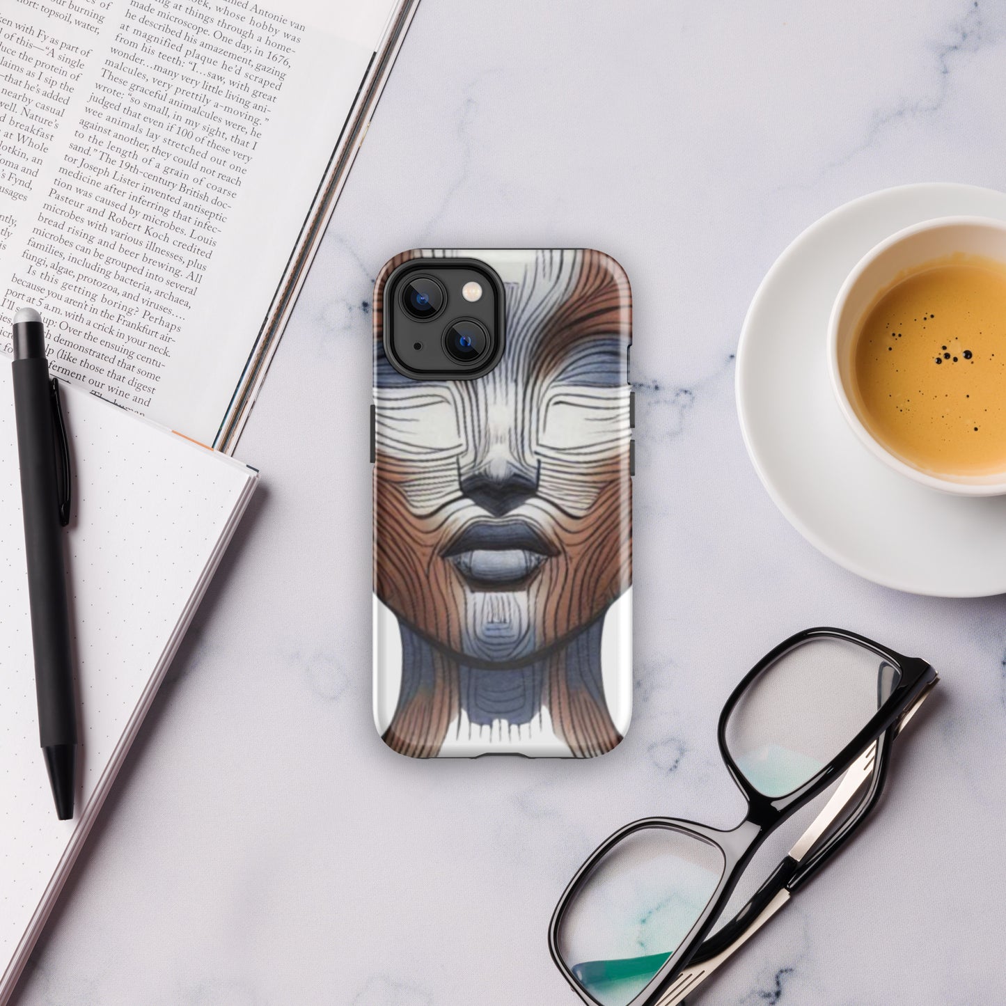 Givin' Blu Face | | Tough Case for iPhone®