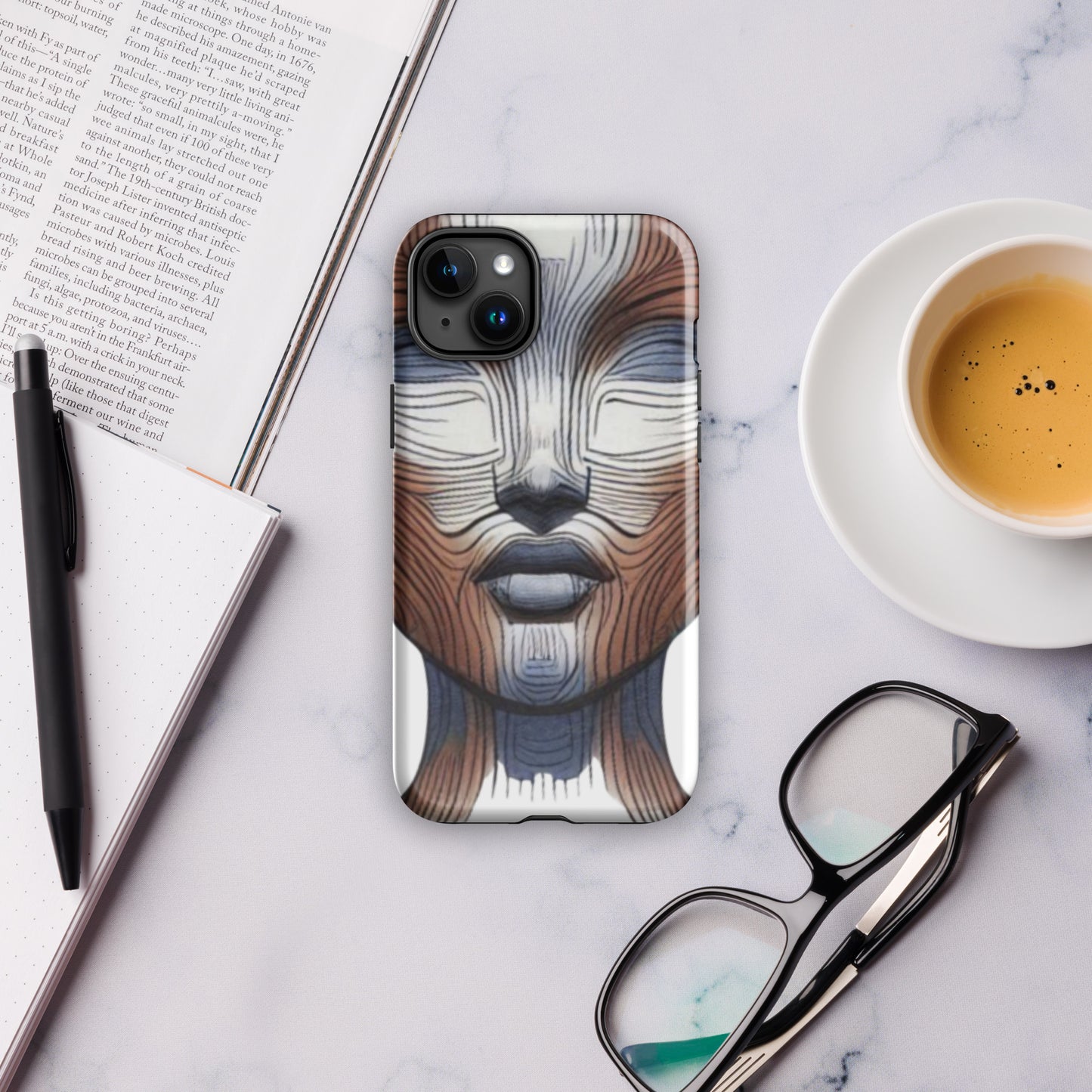 Givin' Blu Face | | Tough Case for iPhone®