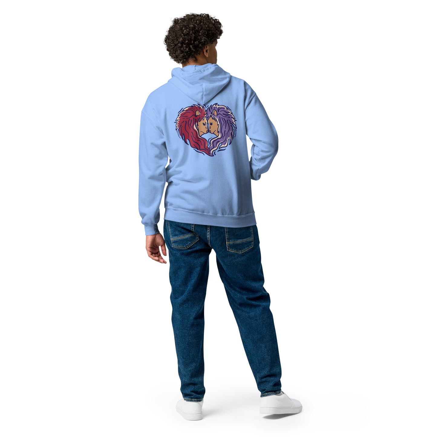Lion Heart | Unisex heavy blend zip hoodie