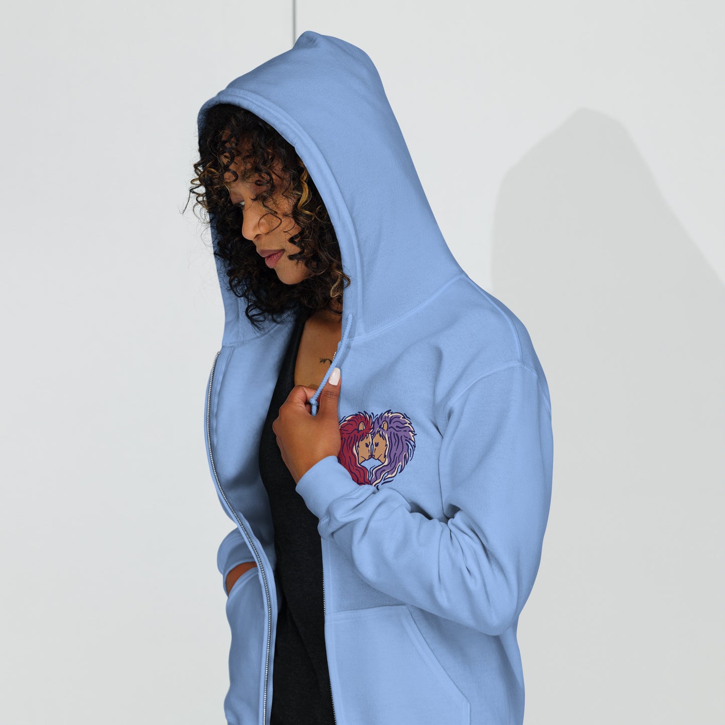 Lion Heart | Unisex heavy blend zip hoodie