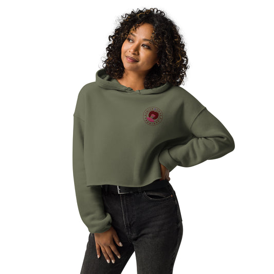 Embroidered (FFF) Crop Hoodie