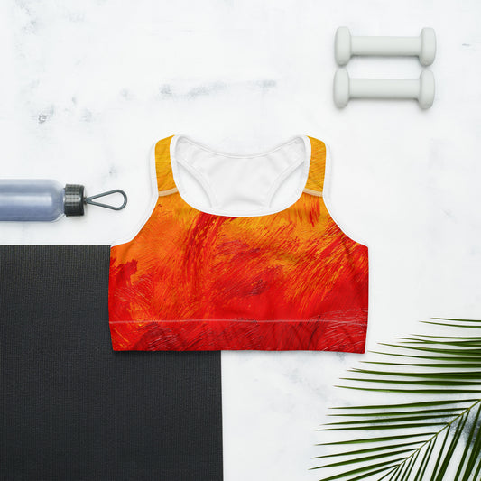 This Girl is On Fire| Sports bra